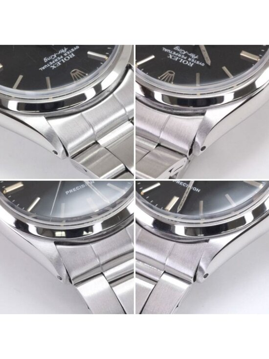 Rolex Air King Stainless Steel Black Vintage main image 4
